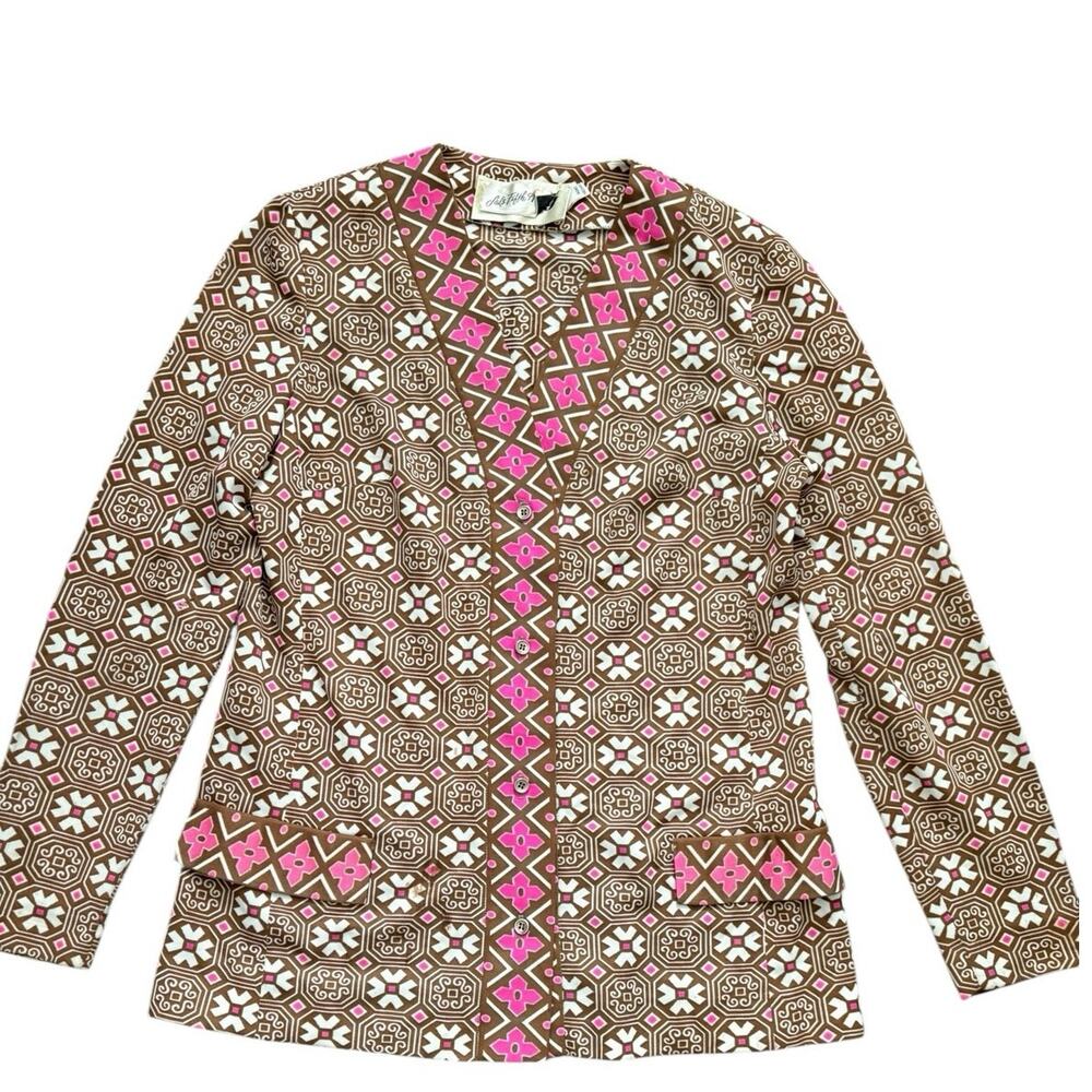 VTG 1970s Blouse Top Saks Fifth Ave Wilroy Traveller New York